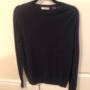 Equipment wool sweater in navy size m.